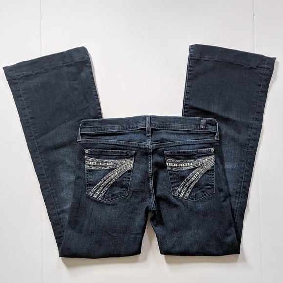 7 For All Mankind Denim - 7 For All Mankind Dojo jeans with embroidered 7